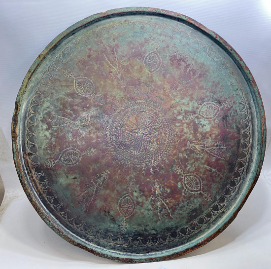 OSMANLI DÖNEMİ ÇOK NADİR BÜYÜK BOY TEKKE İŞİ ŞEYH YASİN E AİT ORTA SİNİSİ