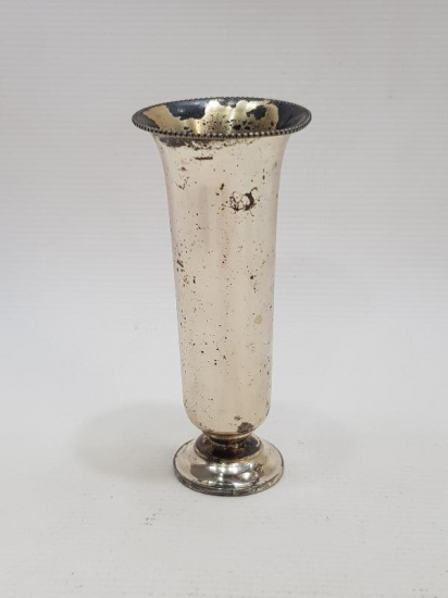 ANTİKA GÜMÜŞ KAPLAMA VAZO