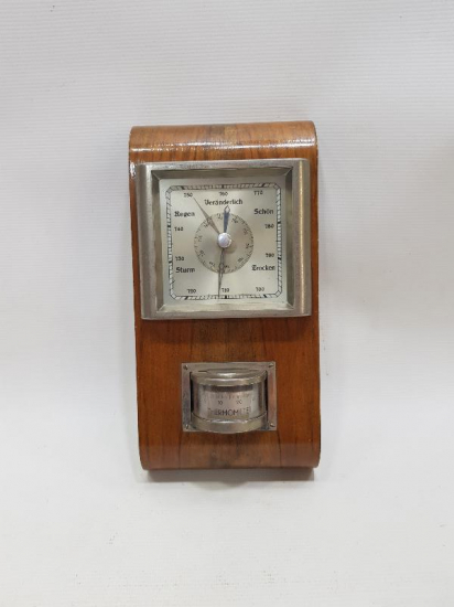 ANTİKA HİGROMETRELİ TERMOMETRE 