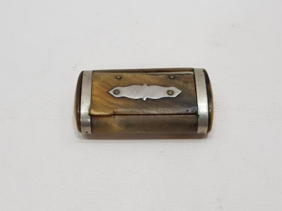 OSMANLI DÖNEMİ BOYNUZ ENFİYE KUTUSU