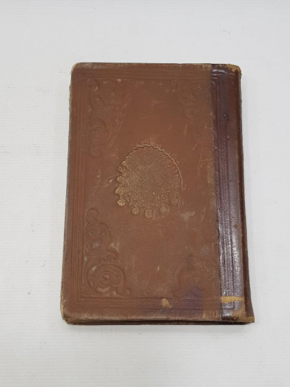 CİLDİ OSMANLI DEVLET ARMALI VE HİLAL GÖRSELLİ OSMANLICA NADİR KİTAP: ŞANLI ASKER