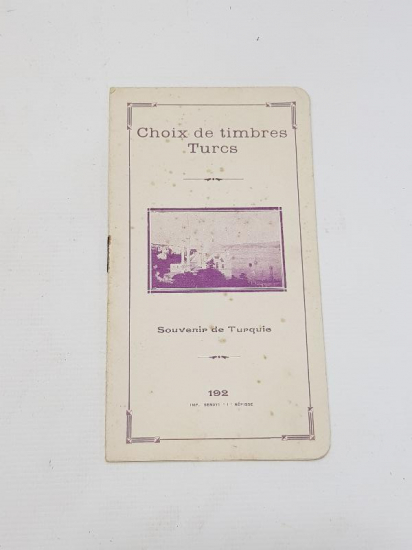 OSMANLI DÖNEMİ ÇOK NADİR SANAYİİ NEFİSE PUL DEFTERİ