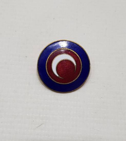 FARKLI FORMDA ANTİKA MİNELİ KIZILAY ROZETİ 