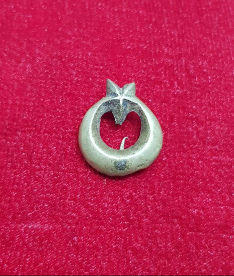 KURTULUŞ SAVAŞI DÖNEMİ TÜRK ASKERİ SUBAY ŞAPKA KOKARTI