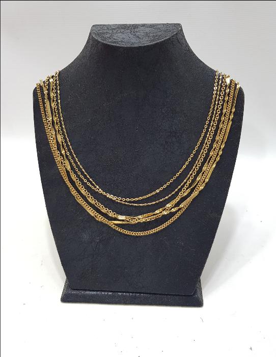 ANTİKA ALTIN KAPLAMA KOLYE 