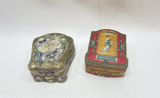 CUMHURİYET BAŞLARI  2 ADET NADİR PUDRA KUTUSU