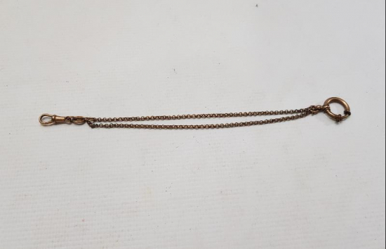 OSMANLI DÖNEMİ ALTIN KAPLAMA CEP SAATİ KÖSTEĞİ