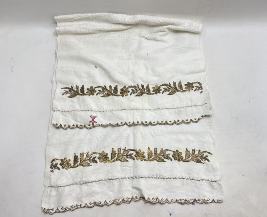 OSMANLI DÖNEMİ SIRMALI BURSA İŞİ NADİR MİNARELİ HAVLU