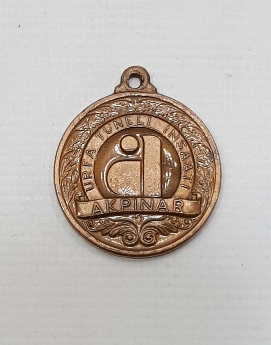 1981 URFA TÜNELİ AÇILIŞINA VERİLMİŞ MADALYON