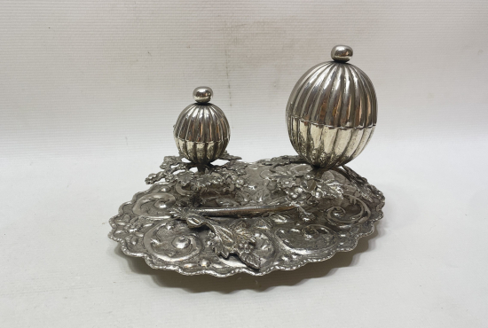 OSMANLI DÖNEMİ GÜMÜŞ KAPLAMA ÇİFTE BUHURDAN