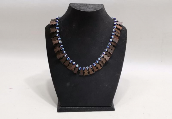 ÇİTLEMBİK AĞACINDAN YAPILMIŞ NAZARLIK KOLYE