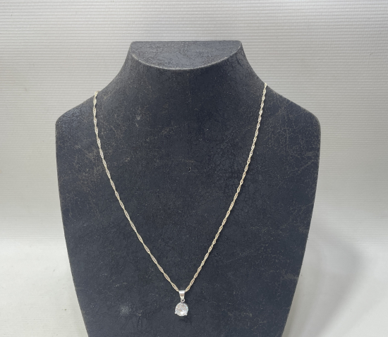 MARGAZİT TAŞLI GÜMÜŞ KOLYE