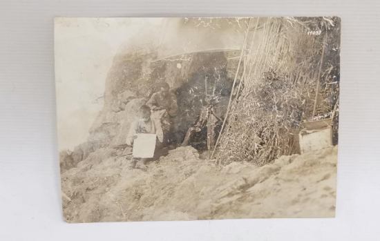 ÇANAKKALE SAVAŞI DÖNEMİ MAĞARADA HABERCİ OSMANLI ASKERLERİ