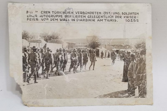 1. DÜNYA SAVAŞI: TÜRK VE ALMAN ASKERLER DİYARBAKIR DİCLE'DE