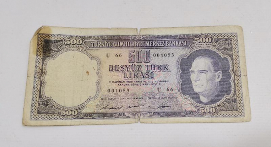 5. EMİSYON 500 LİRA 