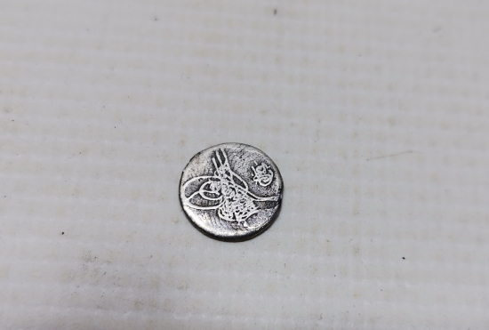 OSMANLI GÜMÜŞ TIRTIKLANMIŞ PARA - YARIM KURUŞ