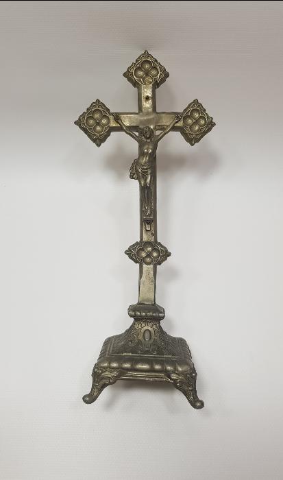 OSMANLI DÖNEMİ RUM İŞİ ÇARMIHA GERİLMİŞ HAZRETİ İSA HEYKELİ 