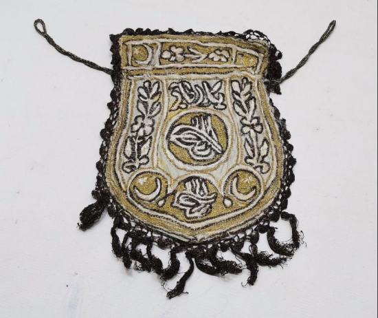 OSMANLI DÖNEMİ TUĞRALI, AY YILDIZLI VE OSMANLICA YAZDİGAR YAZILI ESERİ İSTANBUL KESE