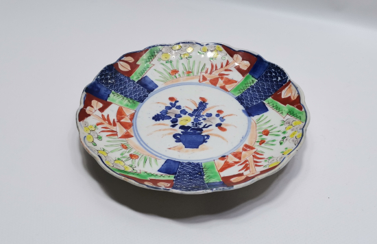 1900 BAŞLARI NADİR EL BOYAMA JAPON PORSELEN TABAK