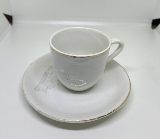 OSMANLI DÖNEMİ ÜZERİ OSMANLICA YAZILI ÇOK NADİR MEŞRUTİYET FİNCAN 