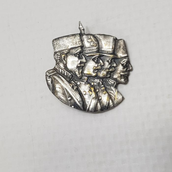 1. DÜNYA SAVAŞI İTTİFAK LİDERLER GÖRSELLİ NADİR ROZET