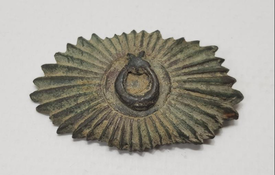 OSMANLI DÖNEMİ ÇOK NADİR ŞUA FORMLU AY YILDIZLI SUBAY BRÖVESİ