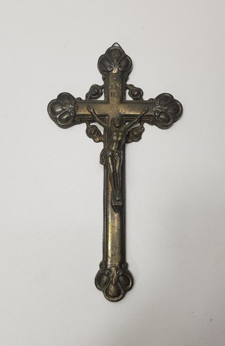 OSMANLI DÖNEMİ RUM İŞİ ÇARMIHA GERİLMİŞ HAZRETİ İSA HEYKELİ