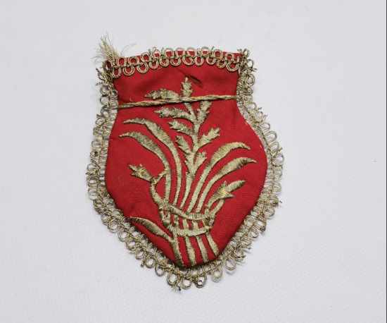 OSMANLI DÖNEMİ ALTIN SIRMA İŞLEMELİ KESE