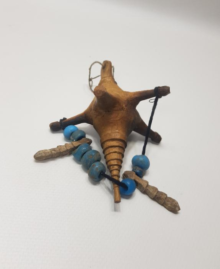 OSMANLI DÖNEMİ ANADOLU ŞAMAN KÜLTÜRÜ: BEREKET TANRIÇASI KYBELE FORMLU ÇİTLEMBİK EV NAZARLIĞI