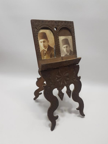 OSMANLI DÖNEMİ ÇOK NADİR EL OYMA İŞÇİLİKLİ AHŞAP RESİMLİK