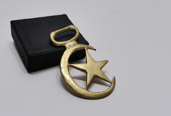 1.DÜNYA SAVAŞI DÖNEMİ AY YILDIZLI SÜVARİ AT GEMİ PARÇASI