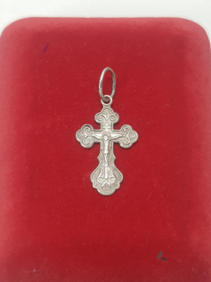 ANTİKA GÜMÜŞ HAÇ 