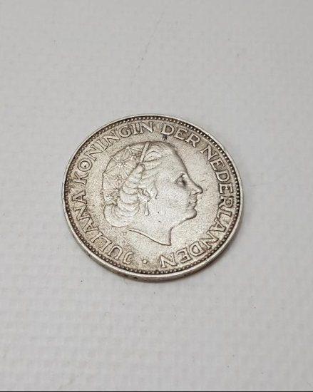 1961 HOLLANDA 2,5 GULDEN GÜMÜŞ PARA
