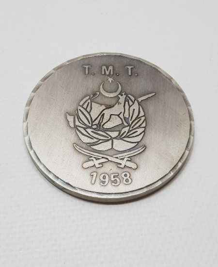 KIBRIS 1958-1976 ÇOK NADİR TÜRK MUKAVEMET TEŞKİLATI MADALYASI