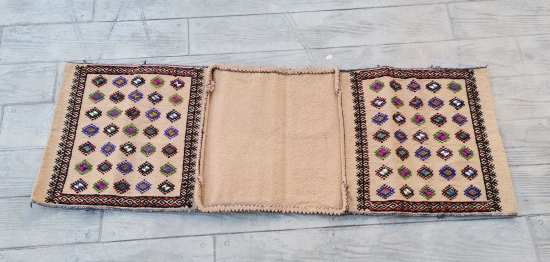 OSMANLI DÖNEMİ ÇİFTLİ ÇOBAN AZIK HEYBESİ