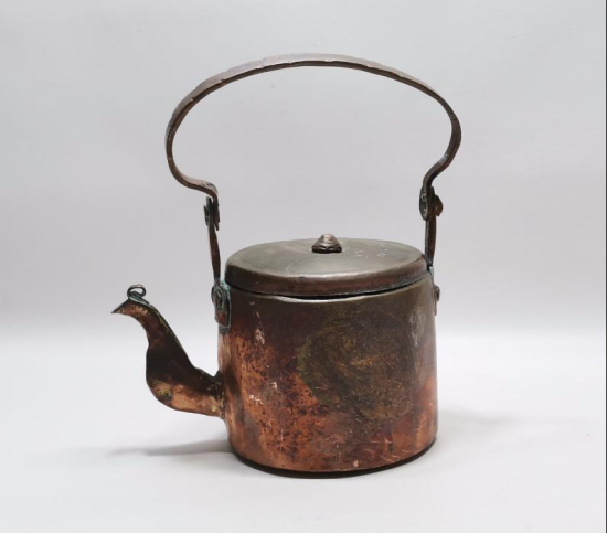 OSMANLICA YAZILI BAKIR ÇAYDANLIK 