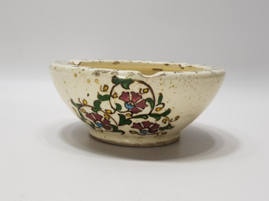 ANTİKA ÇOK NADİR KÜTAHYA İŞİ KÜL TABLASI 