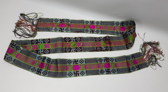 2. DÜNYA SAVAŞI DÖNEMİ ÇOK NADİR NAZİ ALMAN İPEK KUŞAK - NİŞAN KURDELASI