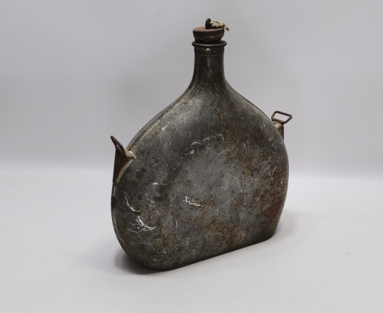 1. DÜNYA SAVAŞI DÖNEMİ ORJİNAL TIPASIYLA NADİR FRANSIZ ASKER MATARASI