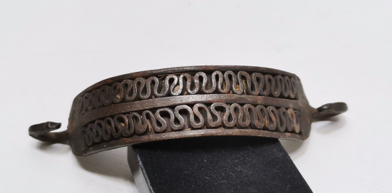 OSMANLI DÖNEMİ NADİR DEMİR İŞÇİLİĞİ YILAN FORMUNDA AT GEMİ