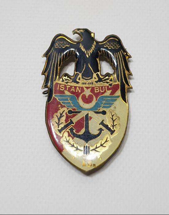 ANTİKA ÇOK NADİR İSTANBUL ASKERİ İNZİBAT ROZETİ