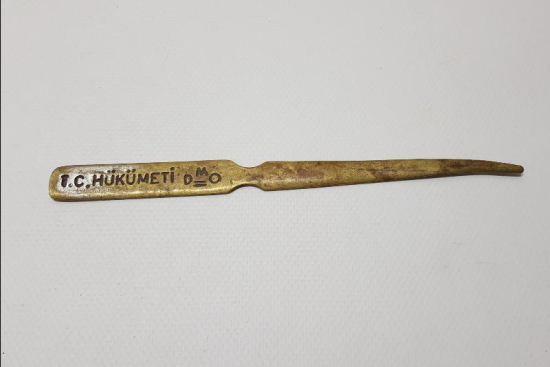 TC HÜKÜMETİ DMO KARAKALFA YAZILI MEKTUP ZARFI AÇACAĞI