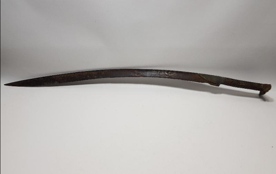 OSMANLI DÖNEMİ ÜZERİ YAZILI YENİÇERİ YATAĞAN KILICI