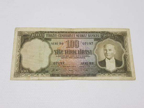 5. EMİSYON 1. TERTİP NADİR 100 LİRA