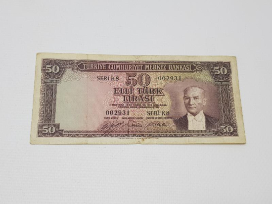 5. EMİSYON 2. TERTİP NADİR 50 LİRA