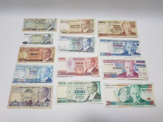 T.C. 6. VE 7. EMİSYON KAĞIT PARA LOTU