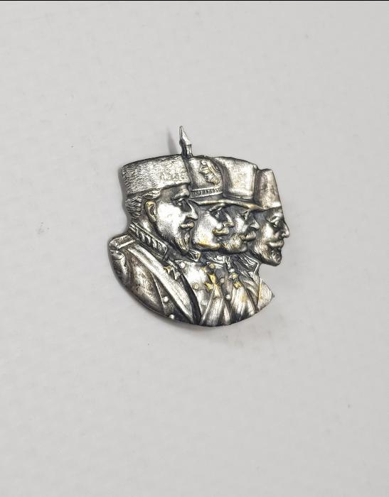 1. DÜNYA SAVAŞI İTTİFAK LİDERLER GÖRSELLİ NADİR ROZET