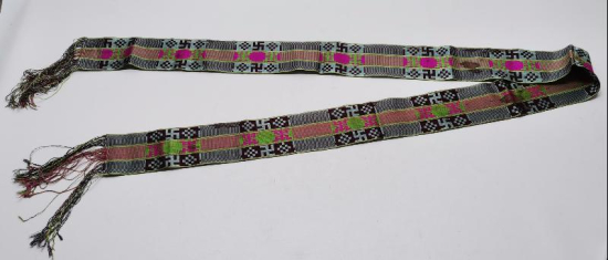 2. DÜNYA SAVAŞI DÖNEMİ ÇOK NADİR NAZİ ALMAN İPEK KUŞAK - NİŞAN KURDELASI