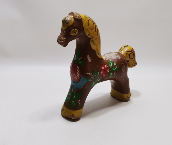 EL BOYAMA ANTİKA OYUNCAK AT