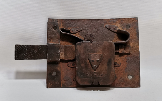 OSMANLI DÖNEMİ KOÇ BAŞLI NADİR EL YAPIMI KAPI KİLİDİ